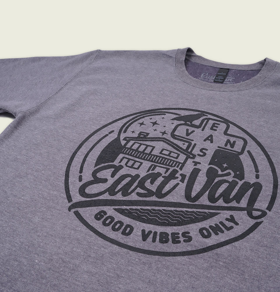 EAST VAN GOOD VIBES Unisex Sweatshirt - EastVan.Supply - Tees.ca