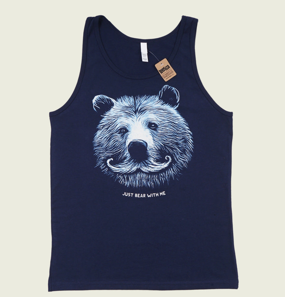 JUST BEAR WITH ME Unisex Tank Top - Alter Jack - Tees.ca