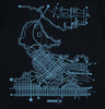 VANCOUVER MAP Unisex T-shirt - t-shirtology - Tees.ca