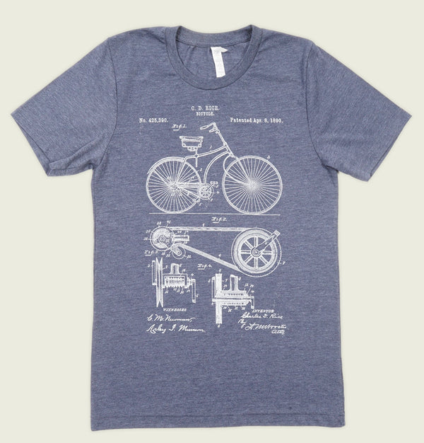 BICYCLE PATENT Unisex T-shirt - t-shirtology - Tees.ca