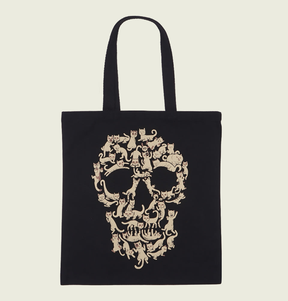 CATSKULL TOTE BAG - Urban Town - Tees.ca