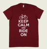 KEEP CALM AND RIDE ON Women's T-shirt - t-shirtology - Tees.ca
