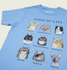 TYPES OF CATS Light Blue Unisex t-shirt - Headline - Tees.ca